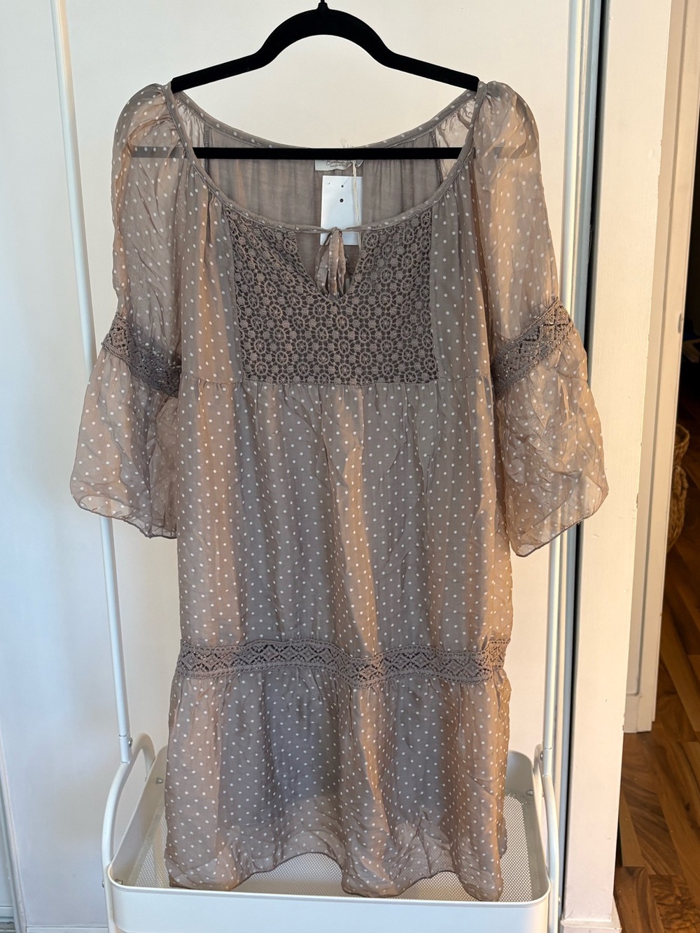 Bella Umbra | Polka Dot Chiffon Dress